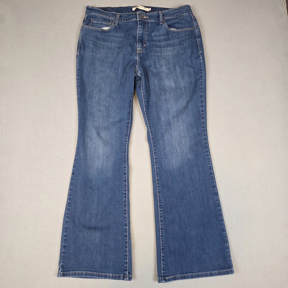 Vintage Levi's 515 Jeans Women‎ 34x30 Low Rise Boot Cut Stretch Size 14 Y2K